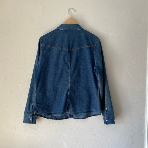 H&M Divided denim shirt size 14 - Picture 4 of 4